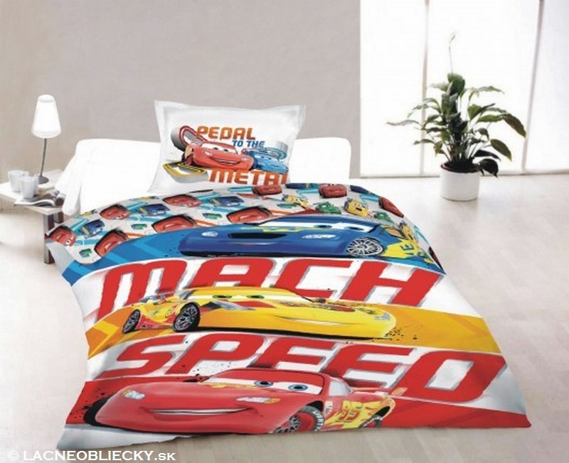 Obliečky CARS MACH SPEED